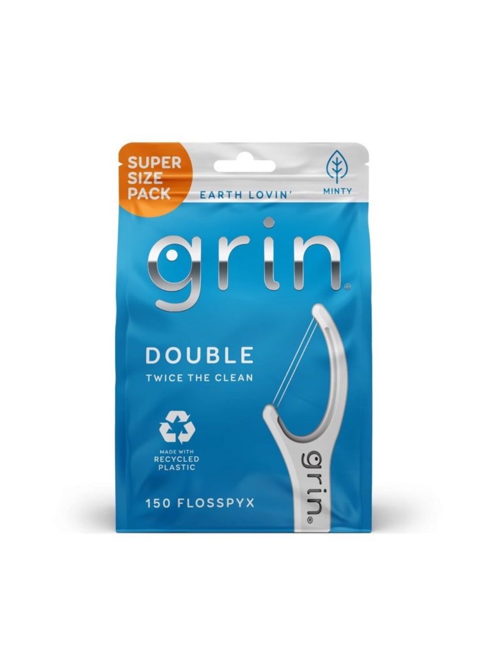‼️2/$10‼️Grin Oral Care Double Floss Picks - 150ct
